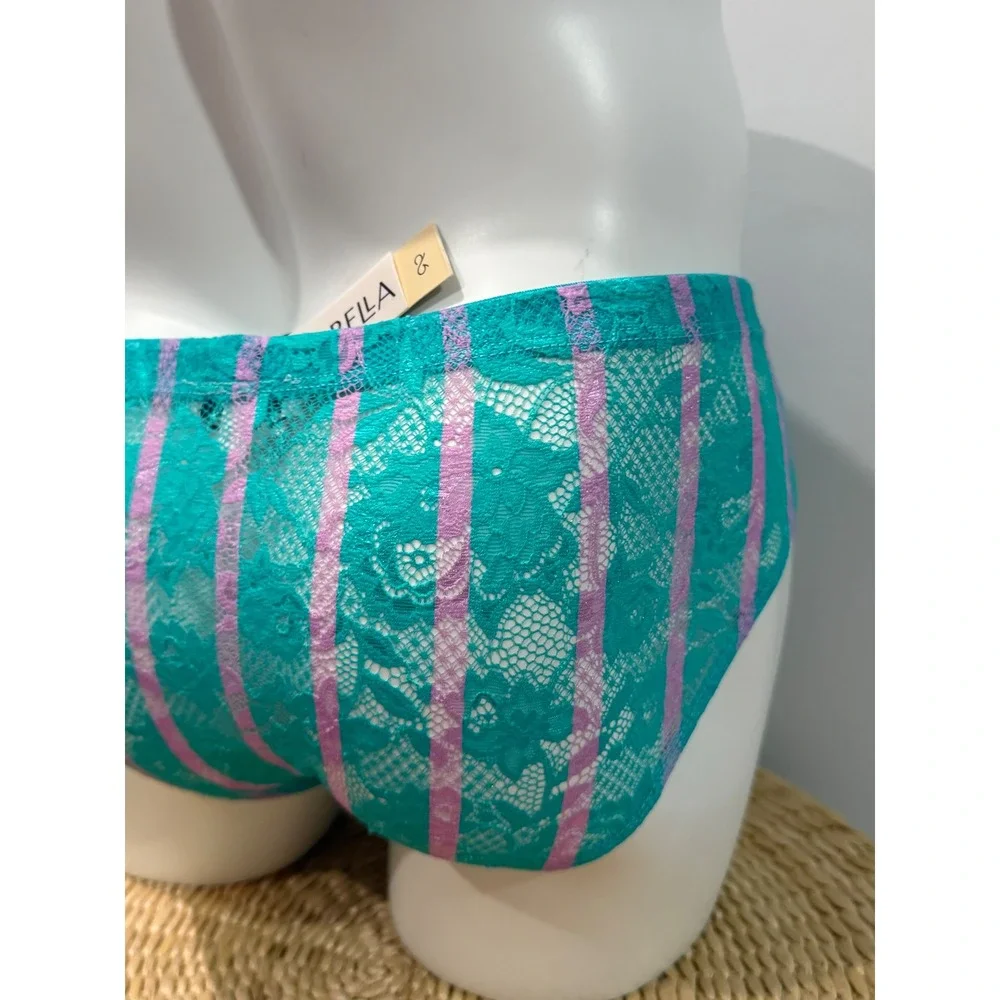 Cosabella Never Say Never Printed Comfort Micro Brief Andaman Stripe New size M